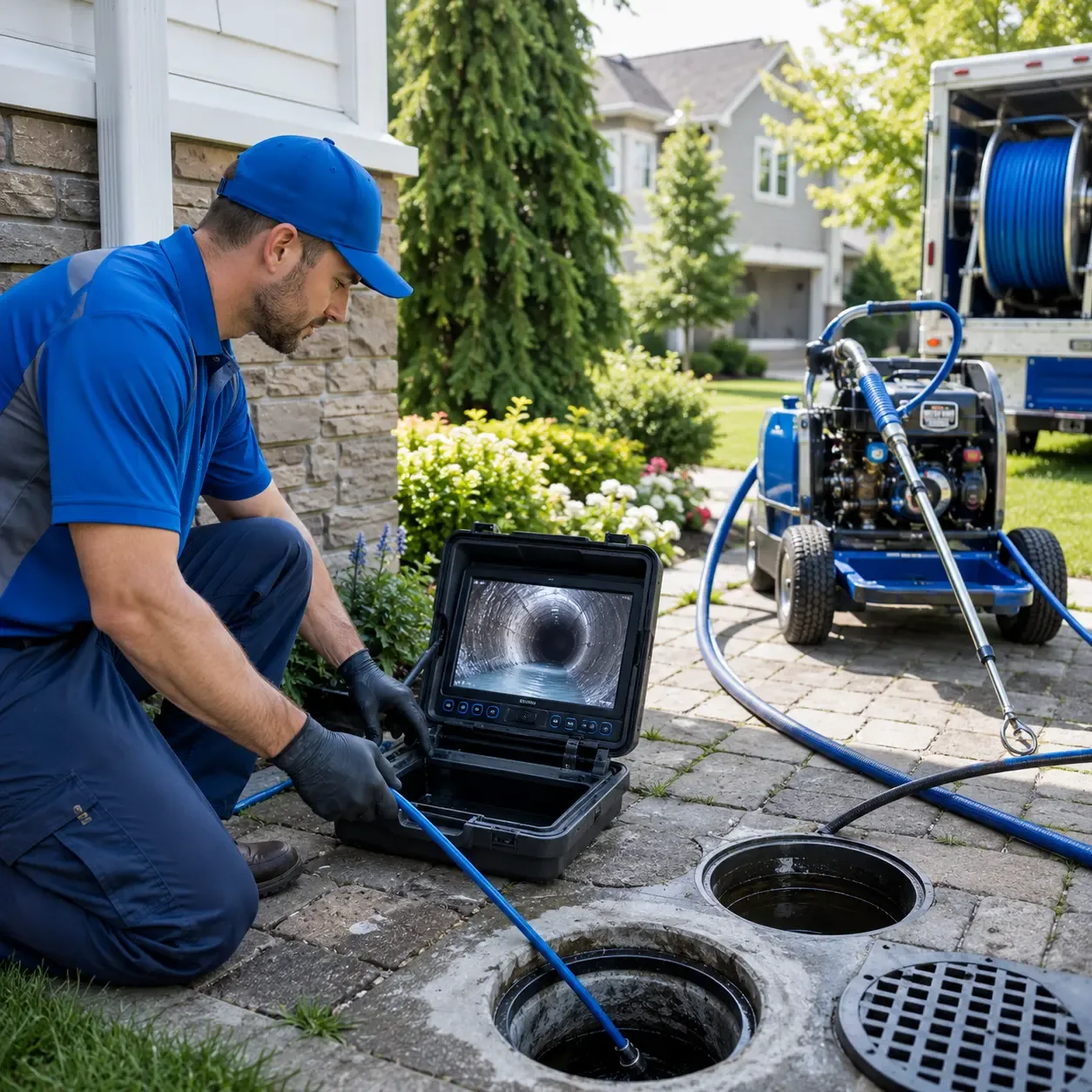 Outdoor drain cleaning professionals serving Anahuac, TX