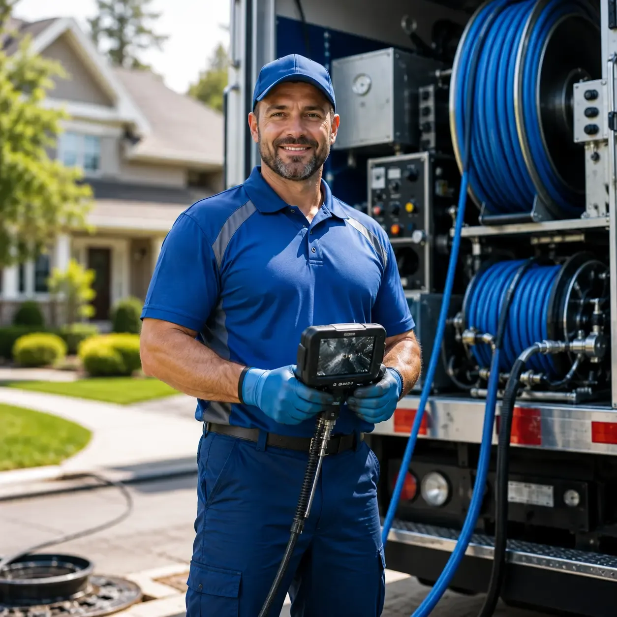 Local outdoor drain cleaning specialists in Anahuac, TX